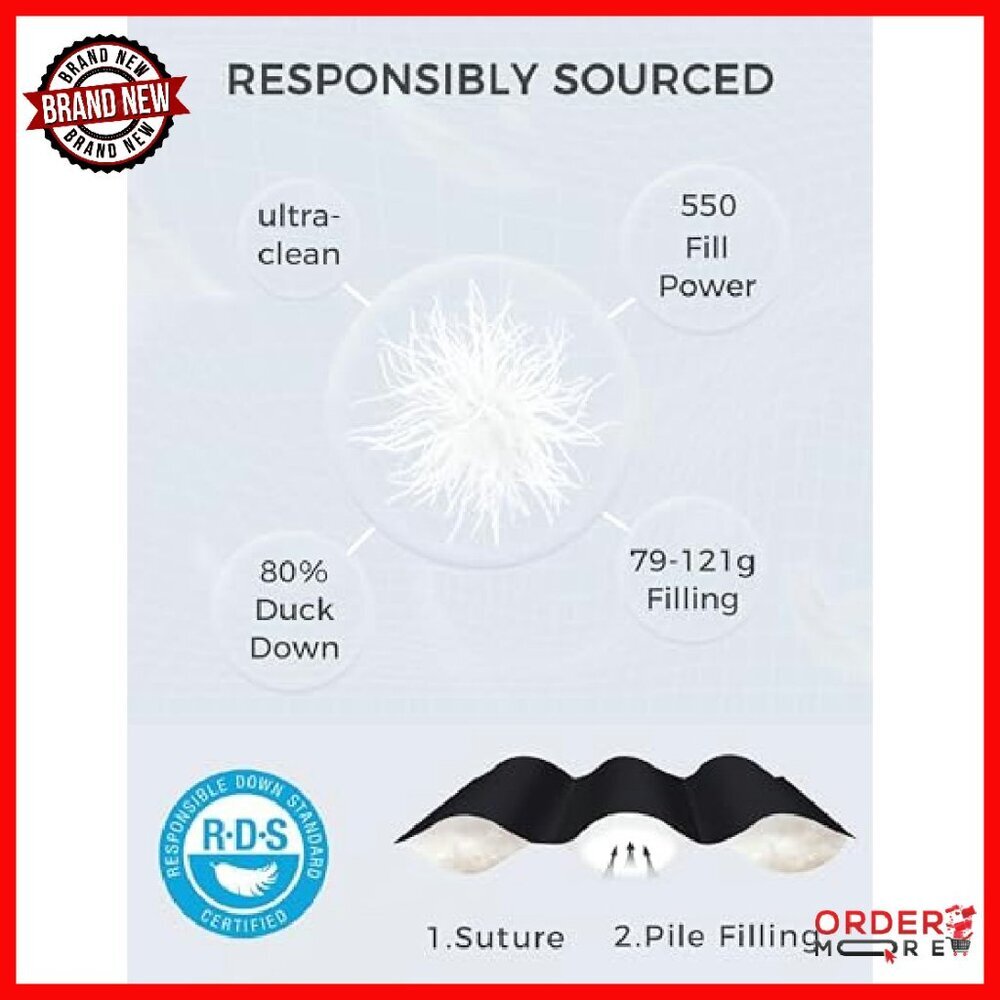 Ultra Lightweight Packable Down Jacket Women's Pu… - image 6